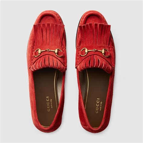 gucci loafer dress formal style|gucci fringe loafer.